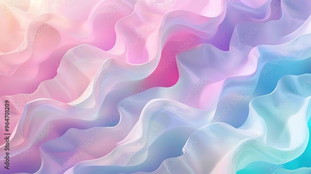 Obraz premium pastel gradient pattern wallpaper