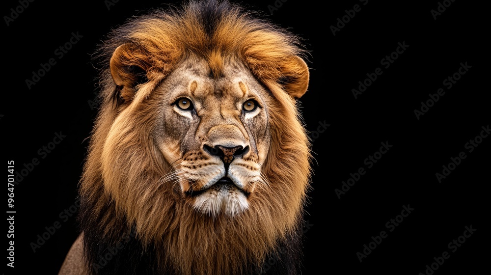 Fototapeta premium Majestic Lion Portrait