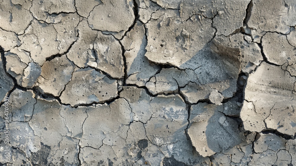 Close-up background of cracked concrete texture. Close-up background of cracked concrete texture.