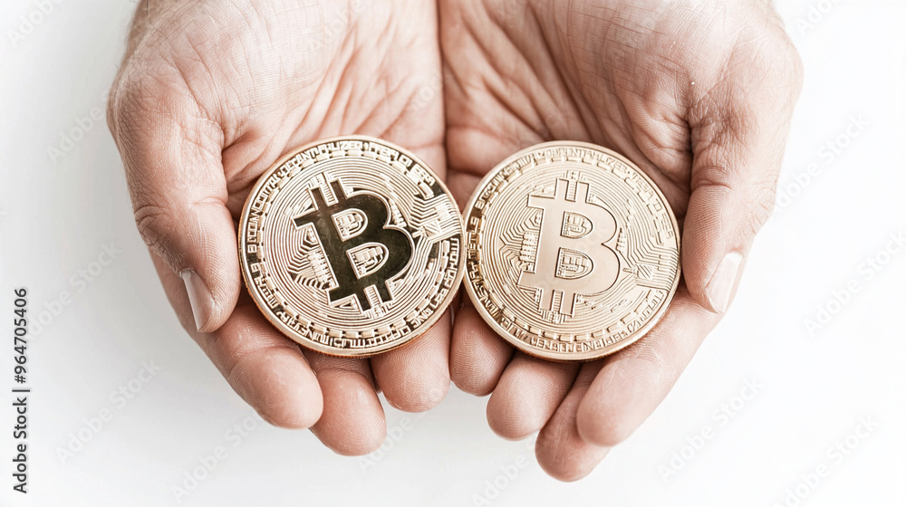 Two golden coins with the letter B on them Two golden coins with the letter B on them