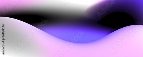 A mesmerizing blend of soft purple and deep blue hues creates an abstract and dreamlike image with flowing curves.