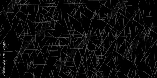 Abstract background of randomly arranged lines in black colors. Blackboard or chalkboard. Chalk rubbed out on blackboard. black and white background. chaotic lines.