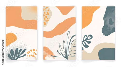 Abstract Floral Patterns