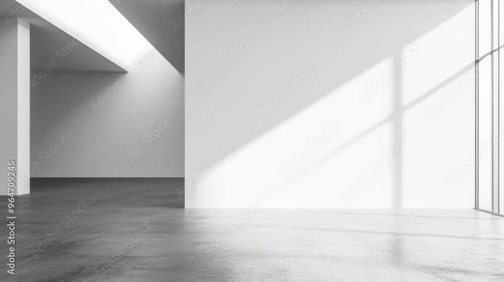 Minimalist Interior Space with Natural Light Minimalist Interior Space with Natural Light