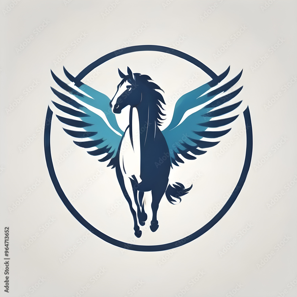 Fototapeta premium Pegasus Logo