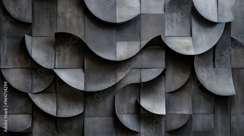 Abstract Curved Wall Design