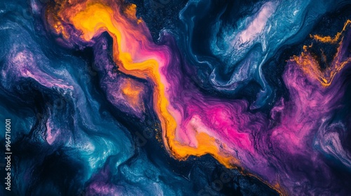 Vibrant Swirls of Color