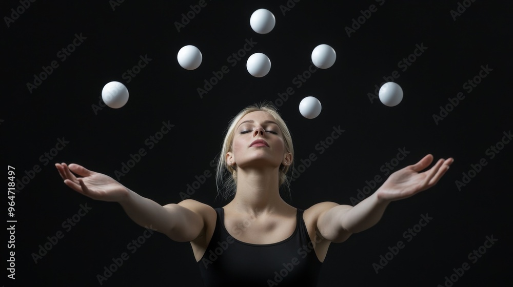 Graceful Juggler in Motion