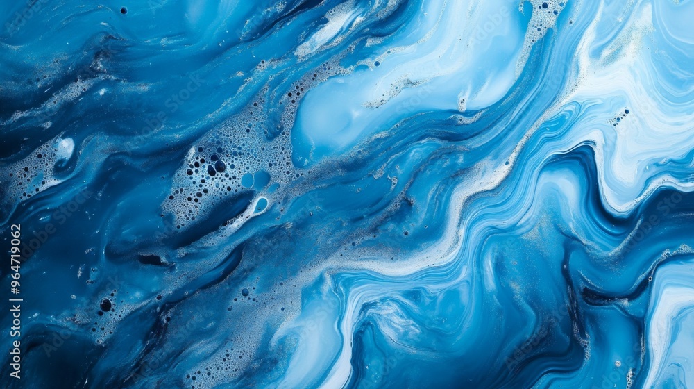 Fluid Blue Abstract Art Fluid Blue Abstract Art