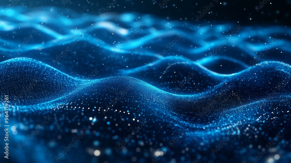 Abstract Blue Waves Abstract Blue Waves