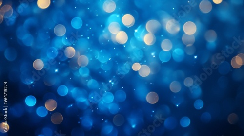 Blue Bokeh Background