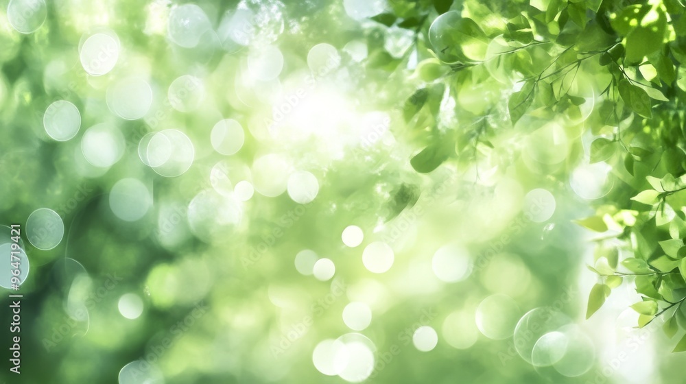 Soft Green Bokeh Background Soft Green Bokeh Background
