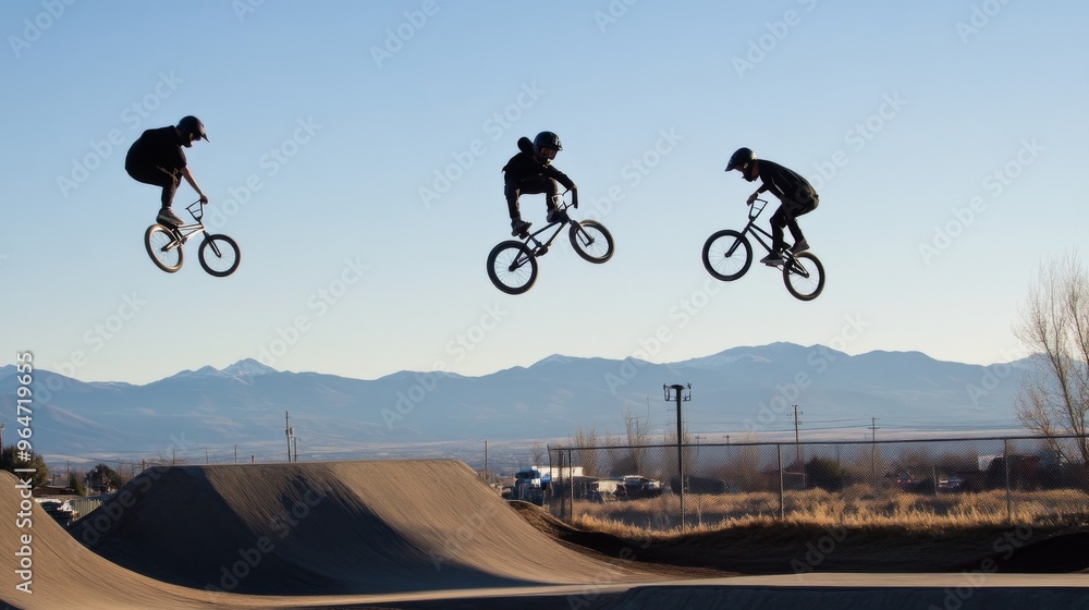 Obraz premium BMX Rider in Action