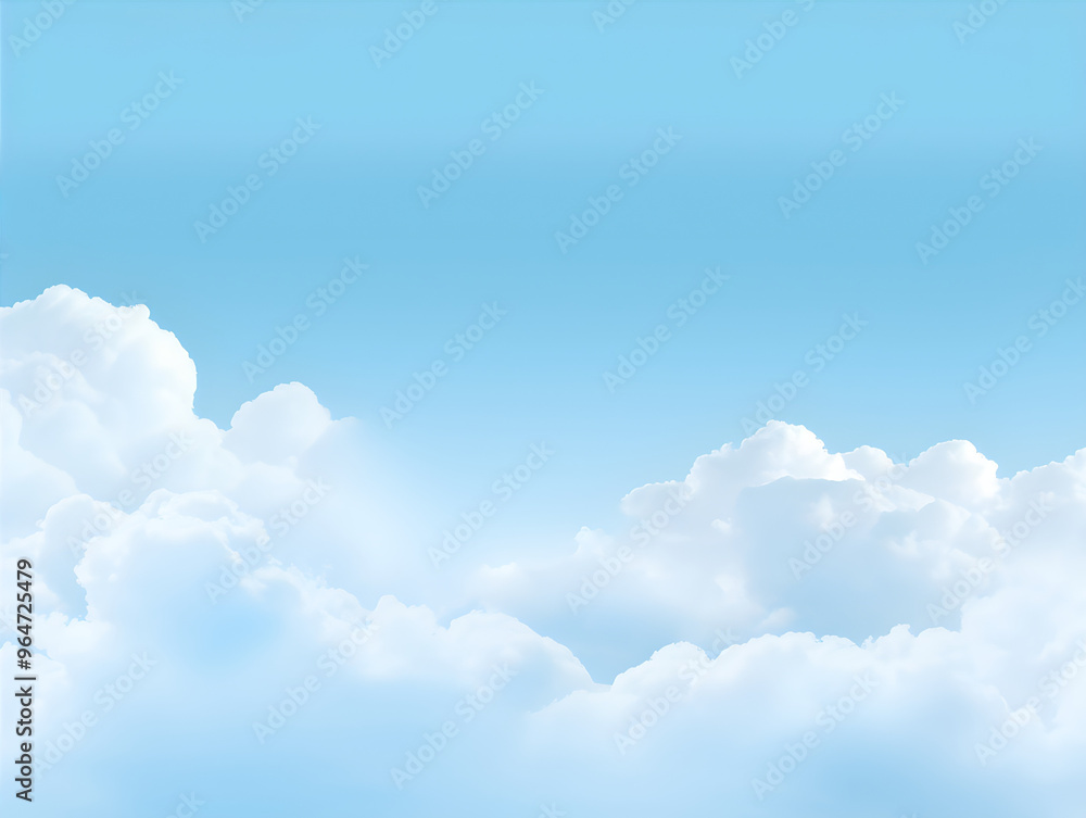 Soft, gentle clouds float in a peaceful blue sky, creating a tranquil atmosphere perfect for relaxation, reflecting the beauty and purity of nature. Soft, gentle clouds float in a peaceful blue sky, creating a tranquil atmosphere perfect for relaxation, reflecting the beauty and purity of nature.