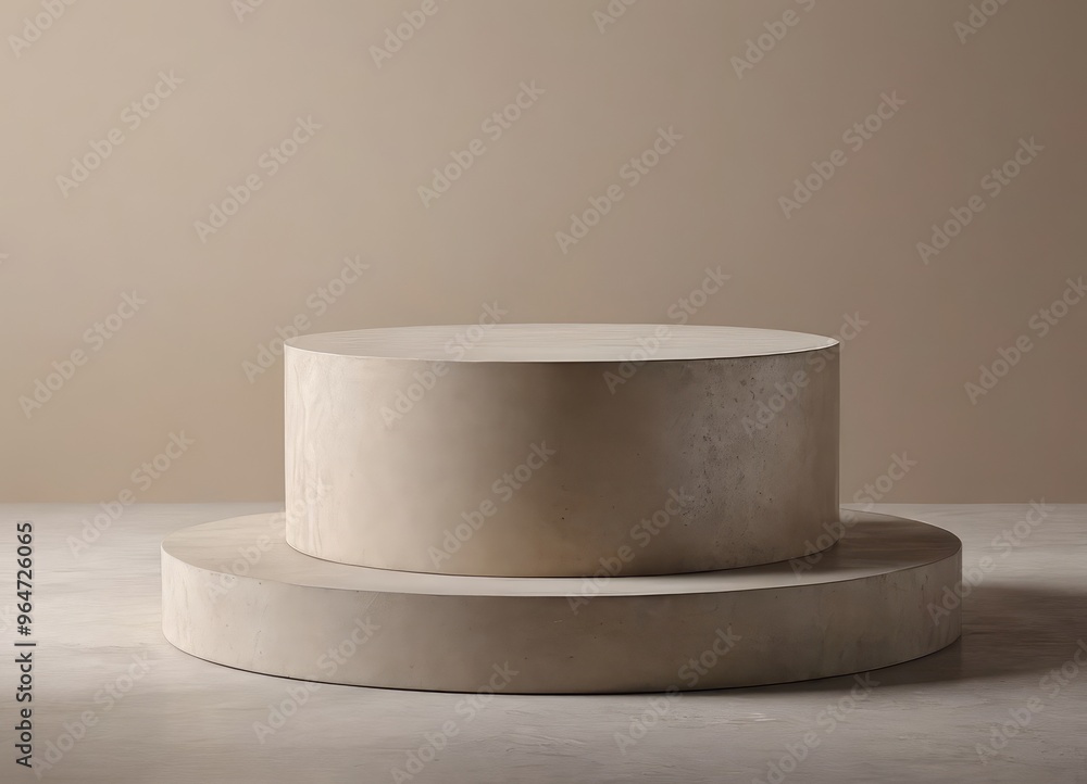 Geometric Concrete Display Plates Designed for Enhancing Modern Minimalist Decor Style Geometric Concrete Display Plates Designed for Enhancing Modern Minimalist Decor Style