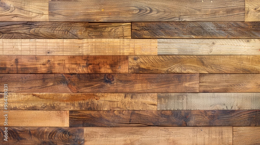 Naklejka premium warm wooden flooring texture for interior design and architecture abstract background