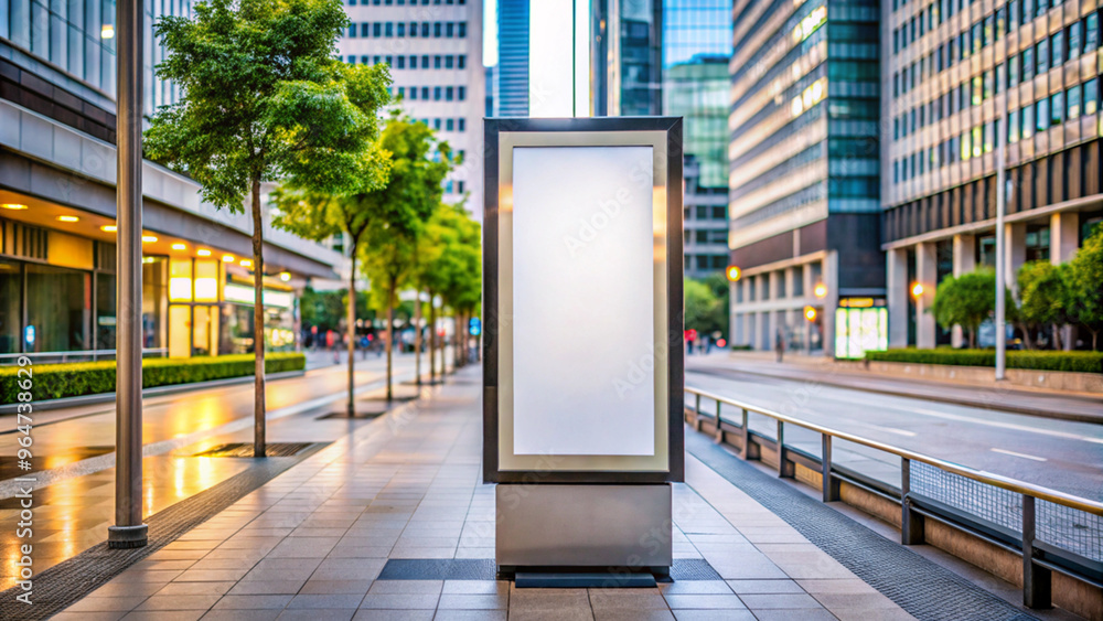 custom made wallpaper toronto digitalBlank Billboard in the City.