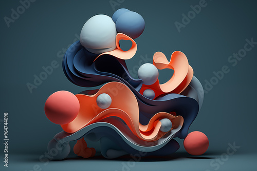 graphic design of creative geometric image