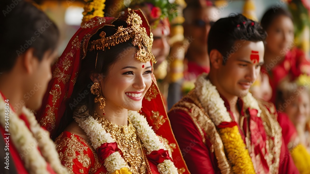 Traditional Nepalese Wedding Ceremony: A traditional wedding ceremony