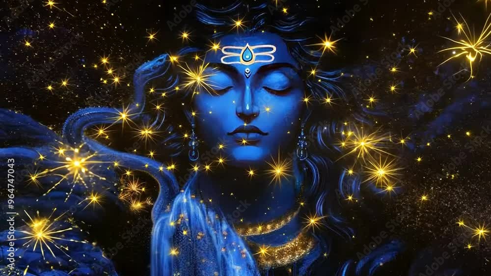 custom made wallpaper toronto digitalThe video of God Shiva highlights his powerful aura and serene grace, with scenes of ritualistic worship, sacred imagery, and deep spiritual significance, bringing forth the essence of Hindu devotion.