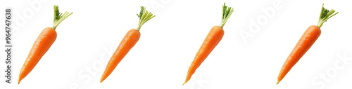 Carrot isolated on a transparent background. photo