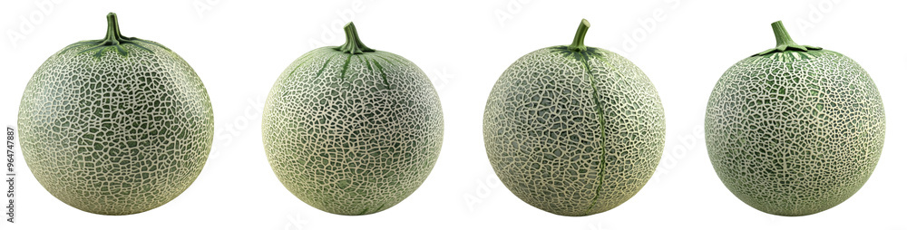 Melon isolated on a transparent background. Melon isolated on a transparent background.