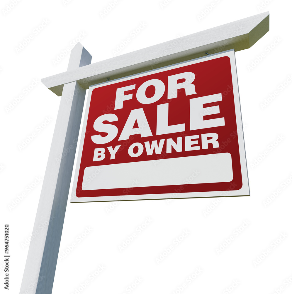 Right Facing For Sale By Owner Real Estate Sign Isolated. Transparent PNG. Right Facing For Sale By Owner Real Estate Sign Isolated. Transparent PNG.