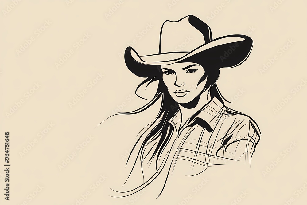 background image of a cowboy woman, western illustration style, western. background image of a cowboy woman, western illustration style, western.