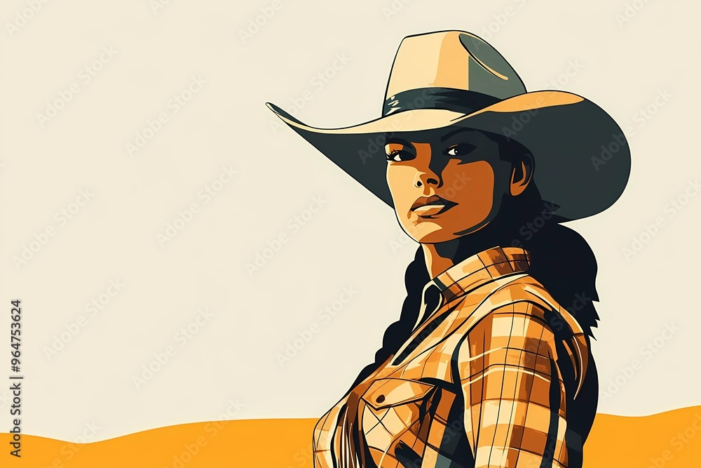 background image of a cowboy woman, western illustration style, western. background image of a cowboy woman, western illustration style, western.