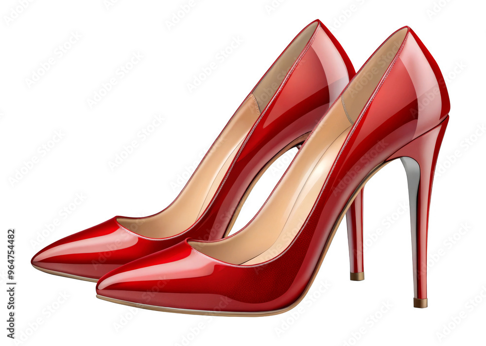 High Heels on transparent background. High Heels on transparent background.