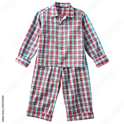 Pajamas on transparent background.