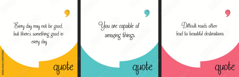 Fototapeta premium Creative Testimonial Editable Vector Illustration, Empty speech bubbles, What our Clients Say, Quote, Review, Feedback, Infographic Template, Label, editable text box layout, recommendation note