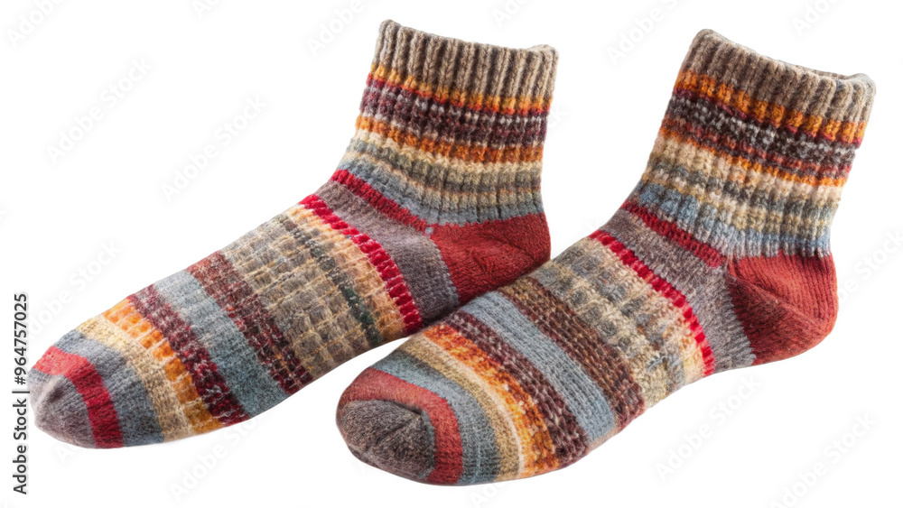 Wool Socks on transparent background. Wool Socks on transparent background.