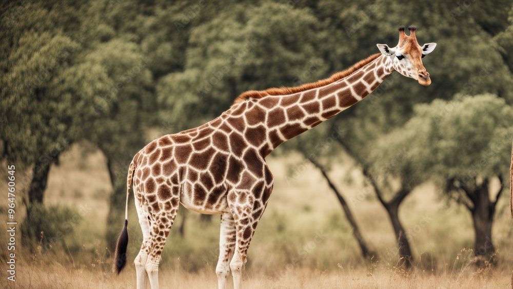Obraz premium giraffe in the savannah