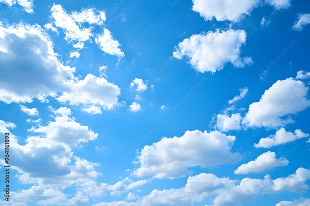 Beautiful sunny sky with cloud. Generative AI. Beautiful sunny sky with cloud. Generative AI.