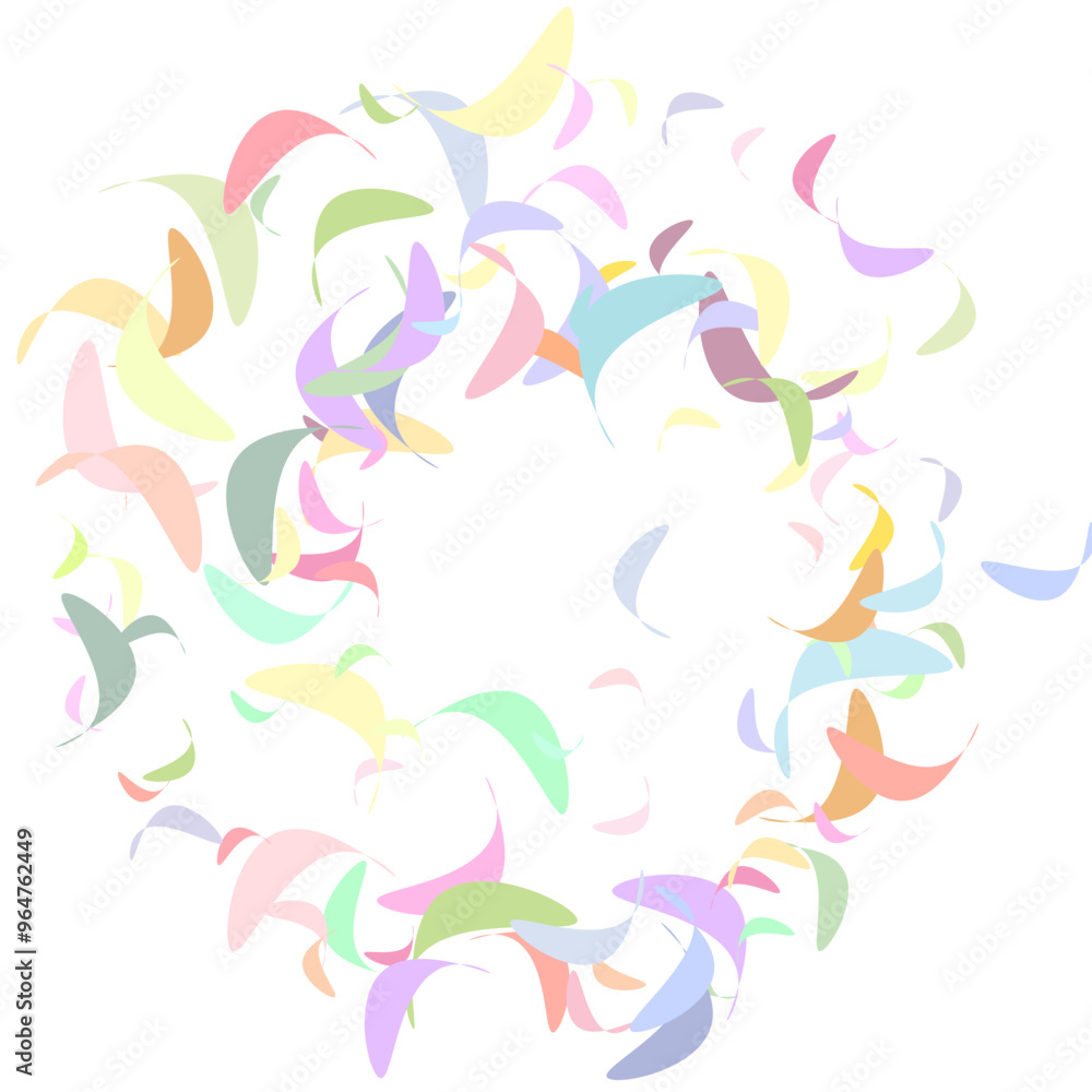 Fototapeta premium Heart of butterflies Valentine's day card Vintage flying insect summer background.