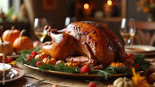 Autumnal Thanksgiving Tablescape