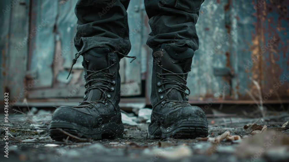 Tactical Boots: Boots worn by bailiffs for comfort, support, and protection during duty Tactical Boots: Boots worn by bailiffs for comfort, support, and protection during duty