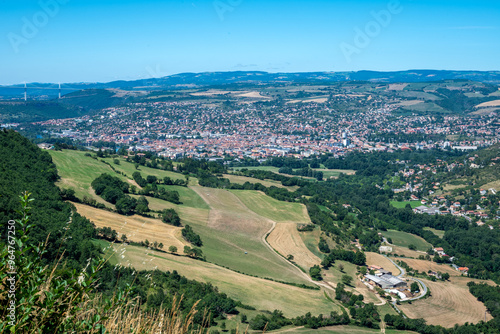 Wallpaper Mural Landscape view of a village in the Pyrenees Spain Torontodigital.ca