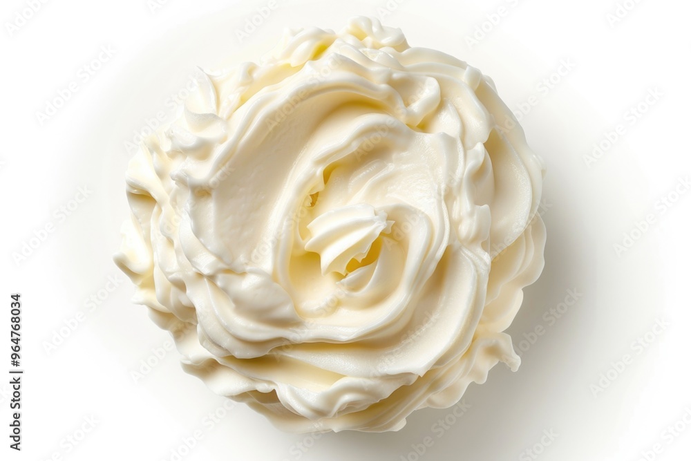 A single frosted cupcake on a plate, perfect for a small treat or dessert A single frosted cupcake on a plate, perfect for a small treat or dessert