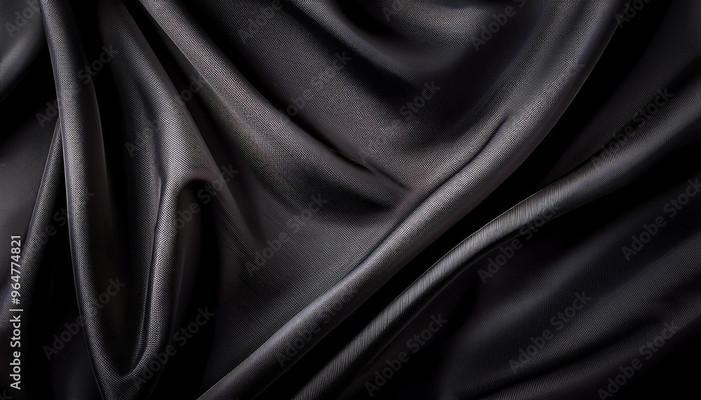 Fototapeta premium black satin background
