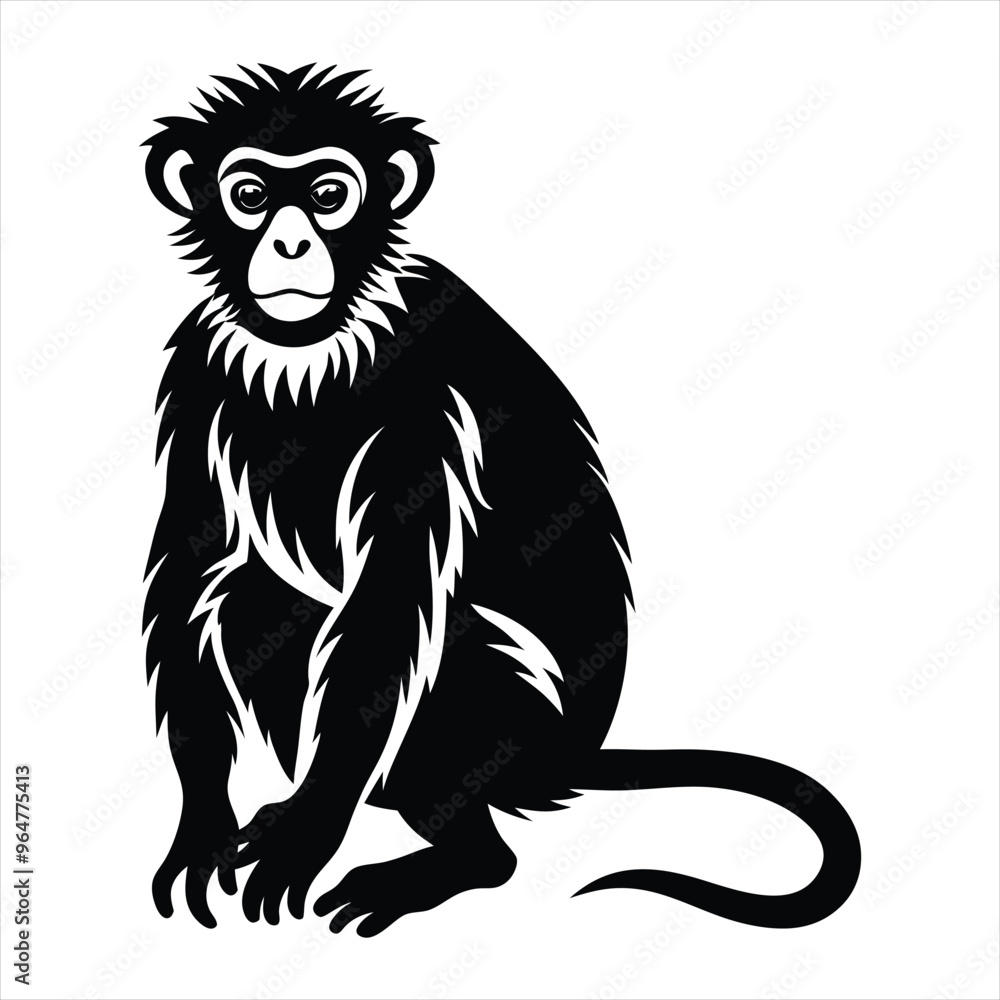 monkey silhouette vector monkey silhouette vector