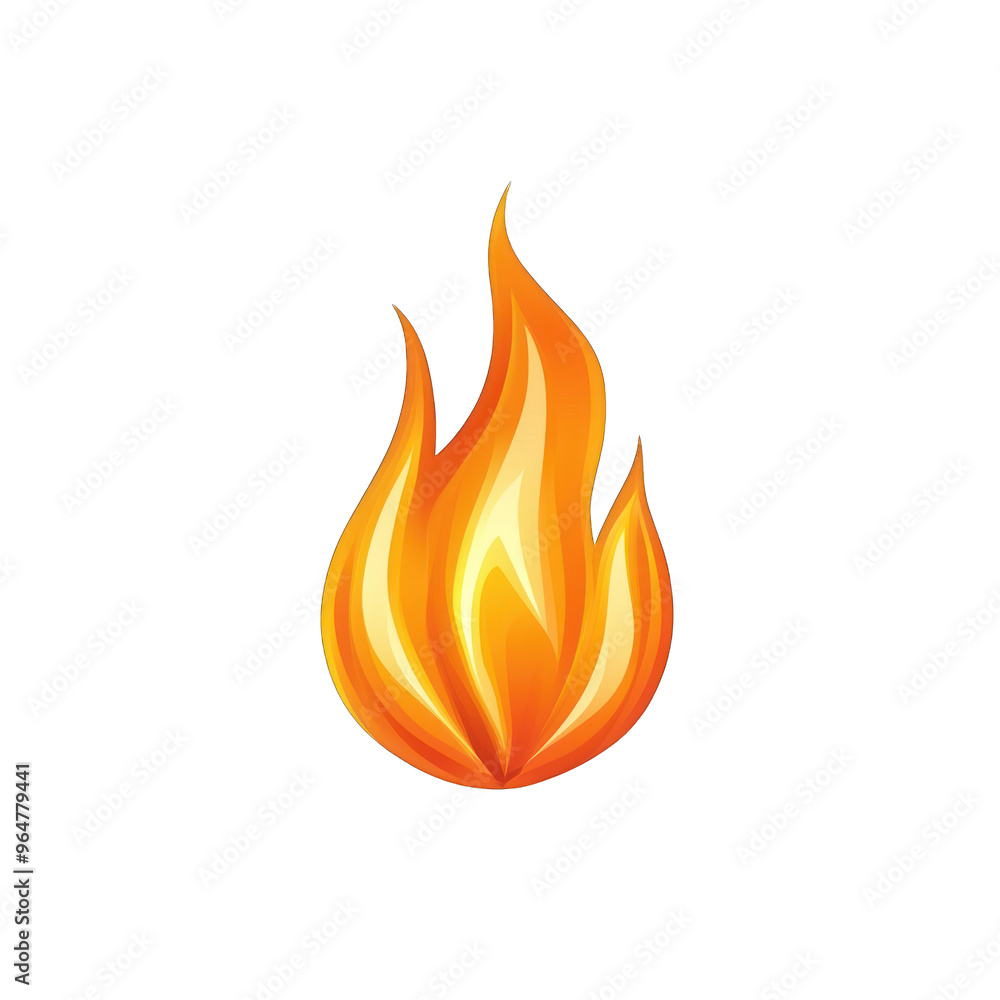 A vibrant flame icon representing energy, passion, and warmth. Perfect for design and illustration projects. transparent background A vibrant flame icon representing energy, passion, and warmth. Perfect for design and illustration projects. transparent background