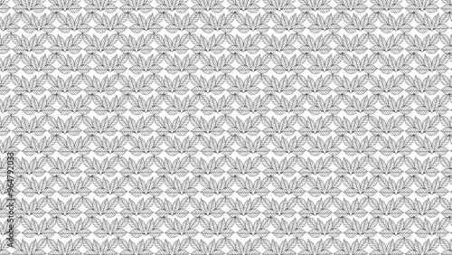 leaf line art texture abstract background and leaf pattern background design template
