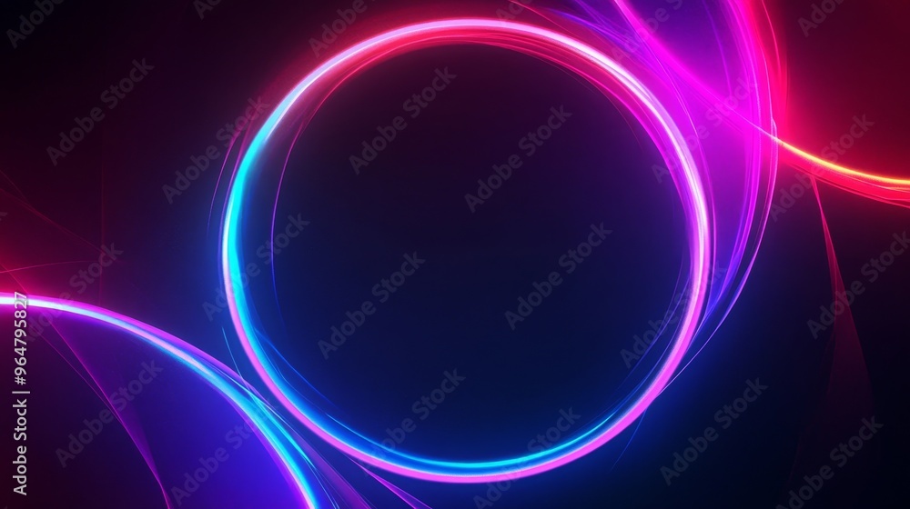 Geometric futuristic fantasy shining sparkle energy circle background Geometric futuristic fantasy shining sparkle energy circle background