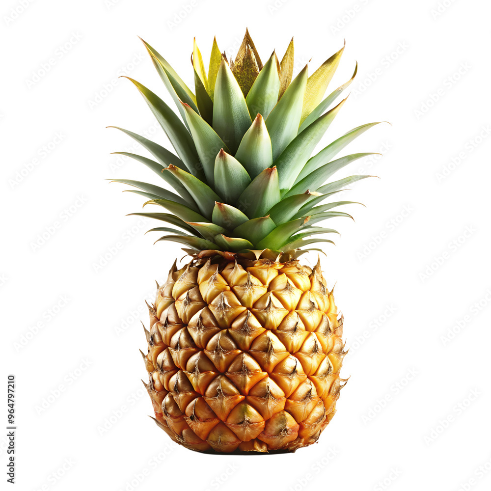 Fototapeta premium pineapple isolated on transparent background png