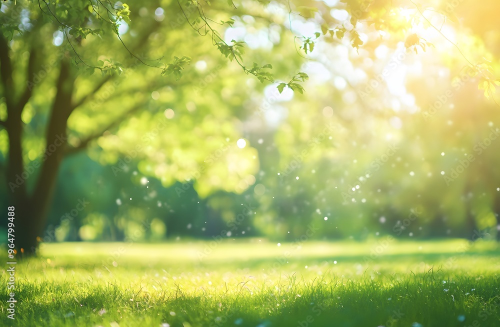 Sunny day in a green park. A serene view of a lush green park under a clear blue sky, evoking feelings of peace and nature's tranquility. Perfect for spring or summer backgrounds. Sunny day in a green park. A serene view of a lush green park under a clear blue sky, evoking feelings of peace and nature's tranquility. Perfect for spring or summer backgrounds.