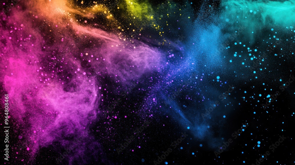 Cosmic Dust and Nebulae: A Colorful Space Art Cosmic Dust and Nebulae: A Colorful Space Art