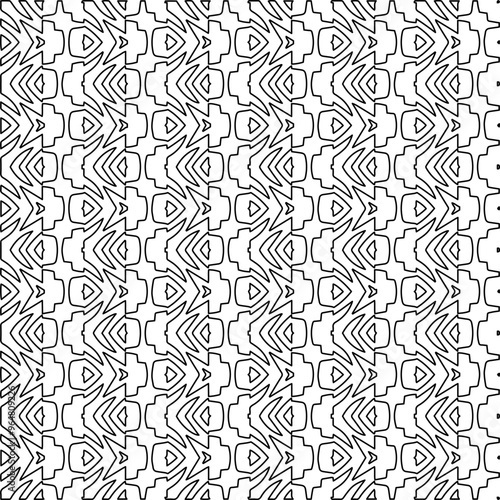 Wallpaper Mural Linear pattern. Digital design.Black and dooite pattern for web page, textures, card, poster, fabric, textile.Linear Wallpaper Images.Repeating ornament. Torontodigital.ca