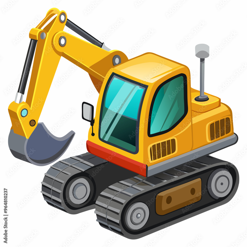 Excavator art vector Excavator art vector